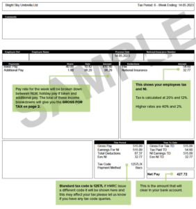 umbrella payslip